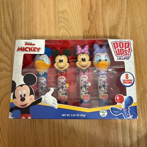 Disney Mickey Mouse Pop Ups! Lollipop Set NEW Minnie Daisy Donald Duck Land - Picture 2 of 3